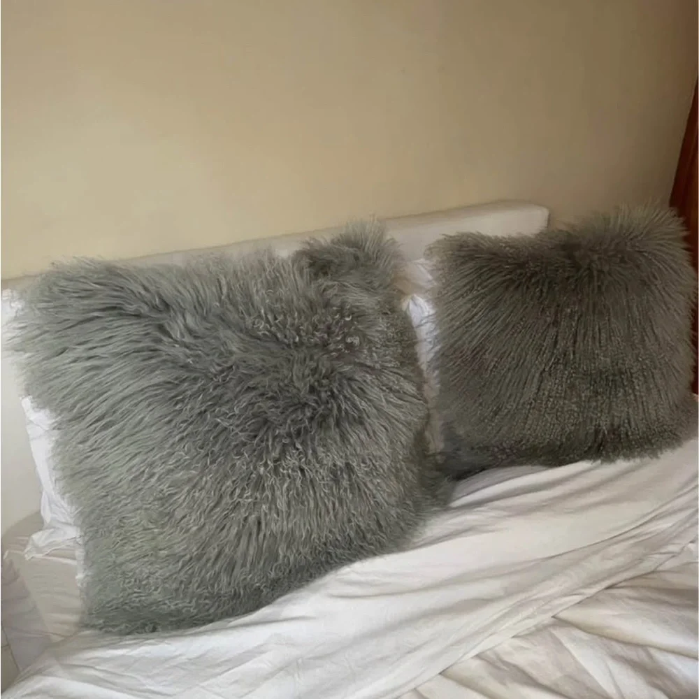 Mongolian Lamb Pillows